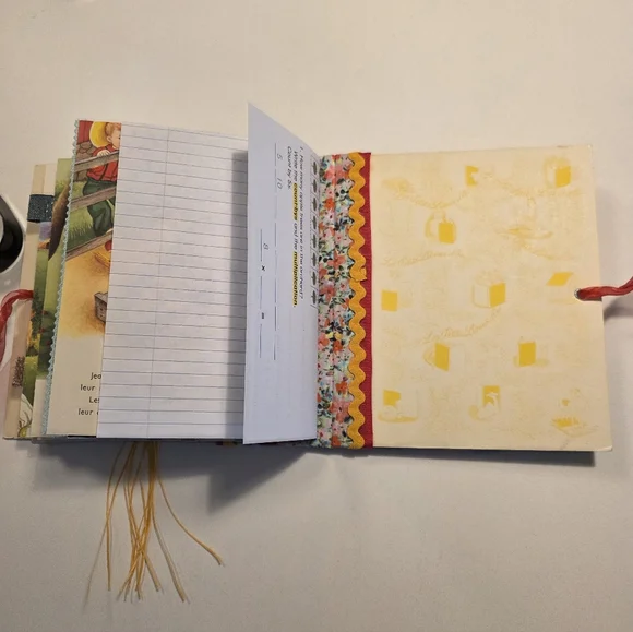 Tortillou Little Golden Book Handmade Decorated Junk Journal - Picture 11 of 13